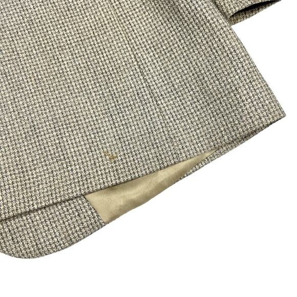 Hart Schaffner & Marx Suit Jacket Tan Two-Button Long Sleeve Sport Coat Men' 42S - Picture 10 of 14